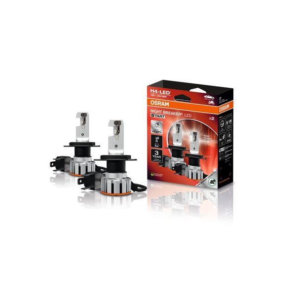 Autožárovka LED START 12V H4 OSRAM Night Breaker studená bílá 2ks