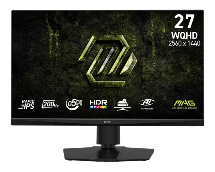MSI MAG/272QPF E20/27"/IPS/QHD/200Hz/0,5ms/Černá/3R