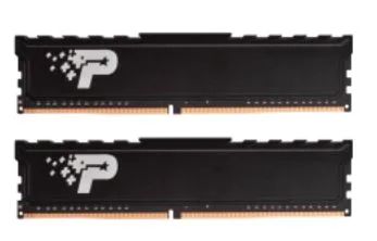 Patriot/DDR4/32GB/3200MHz/CL22/2x16GB/Black