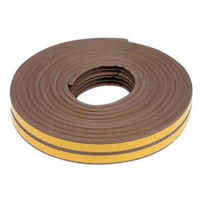 Samolepicí těsnění oken a dveří VOREL TO-76760 9x4mm TYP E hnědá 6m