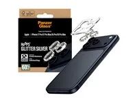 PanzerGlass Hoops Apple iPhone 17 Pro/16 Pro/15 Pro/17 Pro Max/16 Pro Max/15 Pro Max třpytivě stříbrné