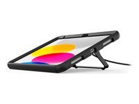 Ochranný obal zadní kryt pro tablet - stojan - guma, kov - černá - pro Apple 10.9-inch iPad (10. generace)