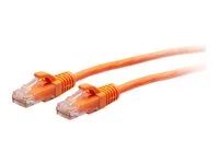 Orange - Patch kabel - RJ-45 (M) do RJ-45 (M) - 3 m - 4.8 mm - UTP - CAT 6a - lisovaný, provedení bez hrbolků - oranžová
