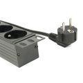 GEMBIRD Prodlužovačka 8x FR/SCHUKO, 10A, 3m