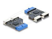 USB 5 Gbps Hub 20 pin header female to 2