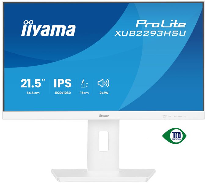 iiyama ProLite/XUB2293HSU-W7/21,5"/IPS/FHD/100Hz/1ms/Bílá/3R
