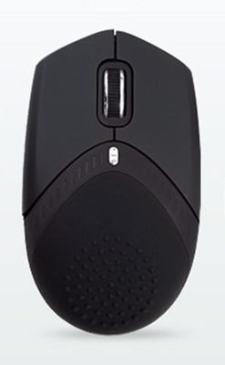 AMEI AM-M101B/Ergonomická/Optická/1 600 DPI/Drátová USB/Černá
