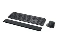 Sada klávesnice a myši - podsvícená - bezdrátový - Bluetooth LE - QWERTY - britská - grafit