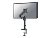 Montážní sada (úchyt na stůl) - nastavitelné rameno s plným rozsahem pohybu - pro Displej LCD - černá - velikost obrazovky: 17"-27" - upevnění svorkou, průchodka