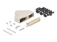 Sub-D connector housing 37 pin metal inc