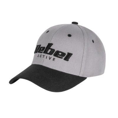 Kšiltovka REBEL světle šedá vel.S