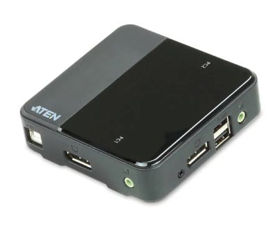 ATEN 2 port DisplayPort KVM USB, audio, včetně kab