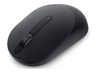 Myš - plná velikost - optické LED - 3 tlačítka - bezdrátový - 2.4 GHz - bezdrátový přijímač USB - černá - s 3 years Advanced Exchange Service