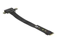 M.2 Key M to PCIe x4 NVMe Adapter with 2