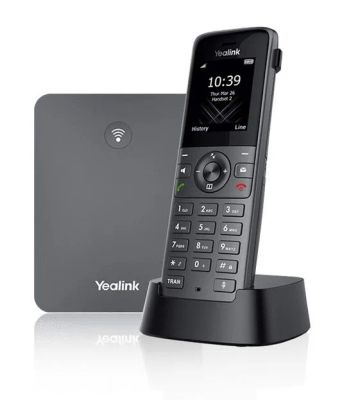 Yealink W73P, IP DECT báze+ručka, PoE, 1,8" bar.disp., až 10 ruček
