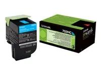 Vysoká výtěžnost - azurová - originální - kazeta s barvivem LCCP, LRP - pro Lexmark CS310dn, CS310n, CS410dn, CS410dtn, CS410n, CS510de, CS510dte