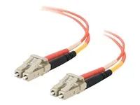 Síťový kabel - multirežim LC (M) do multirežim LC (M) - 30 m - 30 m - optické vlákno - duplex - 50 / 125 mikron - OM2 - neobsahuje halogen - oranžová