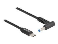 Elektrický kabel - USB-C (M) do DC jack 4,5 x 3,0 mm (M) pravoúhlý - 20 V - 3 A - 1.5 m - černá