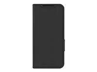 Pouzdro s klopou pro mobilní telefon - polyuretan (PU), plast - černá - pro Samsung Galaxy S24