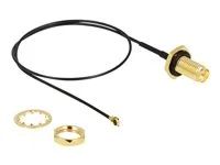 Antenna Cable RP-SMA jack bulkhead to MH