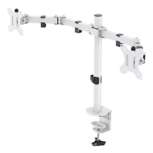 DELTACO GAM-040W, DUAL Držák na monitory13"-32" w