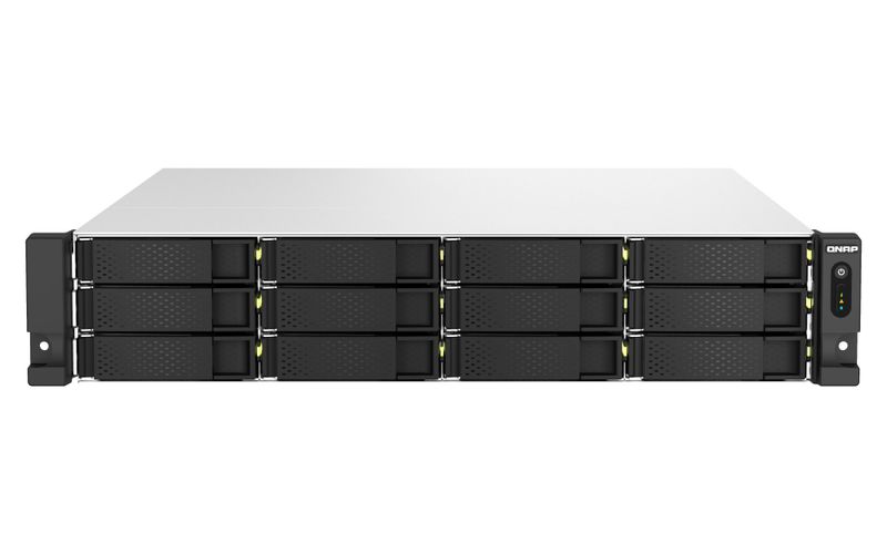 QNAP TS-h1887XU-RP-E2336-16G (Xeon 6core, ZFS, 16GB ECC RAM, 12x 3,5'' + 6x2,5'', 2x 2,5GbE, 2x10GbE)