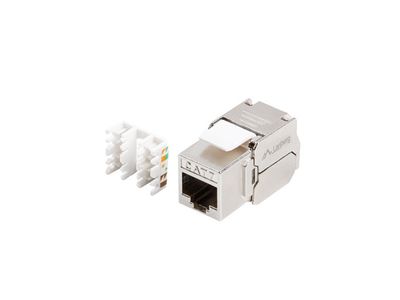 Keystone modul bez nástrojů RJ45 CAT.7 ftp 180° lanberg