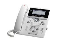 Telefon VoIP - SIP, SRTP - 2 linky - bílá
