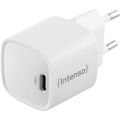 INTENSO W30C2, 1x USB-C, Nabíjačka, 30W, biela