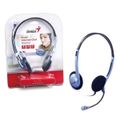 GENIUS HS-02B, Sluchátka s mikrofonem