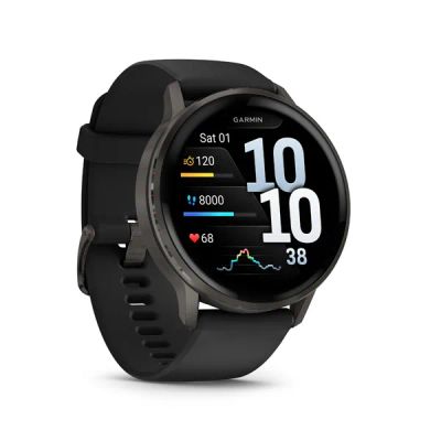 GARMIN VENU 4 - 45mm, Black/ Slate + Black