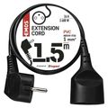 Prodlužovací kabel s 1 zásuvkou EMOS PC0111, 1,5 m