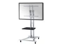 Vozík - pro plochý panel / AV zařízení - stříbrná - velikost obrazovky: 27"-70"