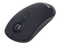 V2 - myš - pravák a levák - optický - 3 tlačítka - bezdrátový - 2.4 GHz - bezdrátový přijímač USB - černá