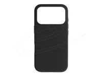 Delock - Ochranný kryt pro mobilní telefon - jemný dotyk - polykarbonát (PC), tekutý silikon - cerná - pro Apple iPhone 17 Pro