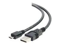 USB Cable - Phone Charging Cable - Kabel USB - USB (M) do Micro-USB Type B (M) - USB 2.0 - 4.6 m - černá