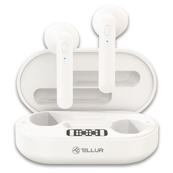 TELLUR Flip, TWS BT Bezdrátová sluchátka, wht