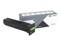 Černá - originální - kazeta s barvivem - pro Lexmark CS827de, CX827de