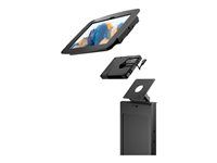 Compulocks Galaxy Tab A8 10.5" Space Enclosure Brandable Floor Stand Plus Hub - Stojan - pro tablet - cerná - velikost obrazovky: 10.5" - podlahové provedení - pro Samsung Galaxy Tab A8