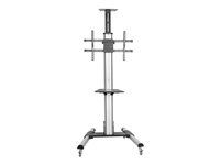 32 to 75 inch - Adjustable Rotating Mobile Flat Panel Screen Mount (STNDMTV70) - Vozík - pro plochý panel - plast, hliník, ocel - černá, stříbrná - velikost obrazovky: 32"-70" - pro P/N: HDMIPLATE