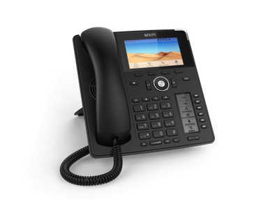 SNOM D785 IP tel.,PoE, 4,3" LCD, 6 (24) prog. tl.,