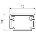 Lišta KOPOS LH 15x10 HD hranatá