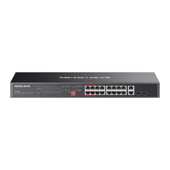 MERCUSYS MS120GP, 20-Port 1 Gbps Rack Switch PoE+