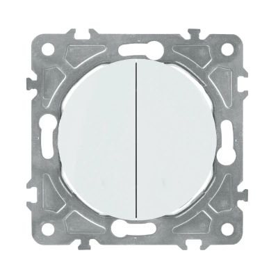 Vypínač ELECTROMALT OVAL OVA1008W bílý