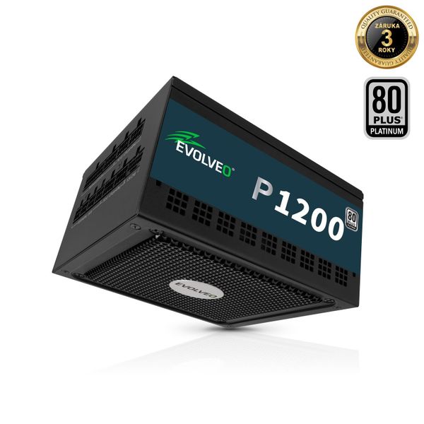 Evolveo P1200, 1200w/ atx 3.1/ 80+ platinum/