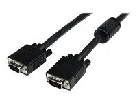 Kabel VGA - HD-15 (VGA) (M) do HD-15 (VGA) (M) - 5 m - lisovaný - černá