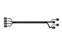 Kabel SATA/SAS - 4i MiniLink SAS (SFF-8611) (M) rovné do 4i MiniLink SAS (SFF-8611) (M) pravoúhlý - 75.5 cm