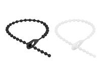 Beaded Cable Tie reusable L 180 x W 3.6