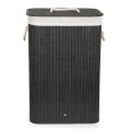 Koš na prádlo G21 Bambus 72l Black