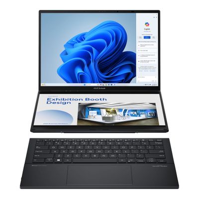 ASUS Zenbook Duo 14 OLED/UX8406CA-OLED304WZ/U9-285H/14"/WUXGA/T/32GB/1TB/Intel int/W11H/Gray/2R